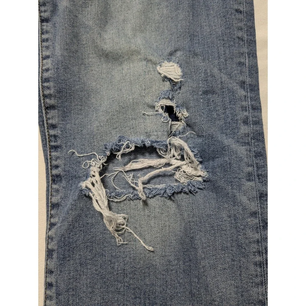 AEROPOSTALE SLIM Men 32X32 Distressed Stretch Denim Blue‎ Jeans